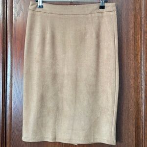 Lulus women’s suede skirt
